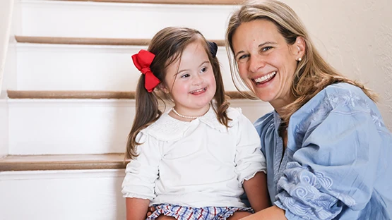 Caroline Cardenas with daughter